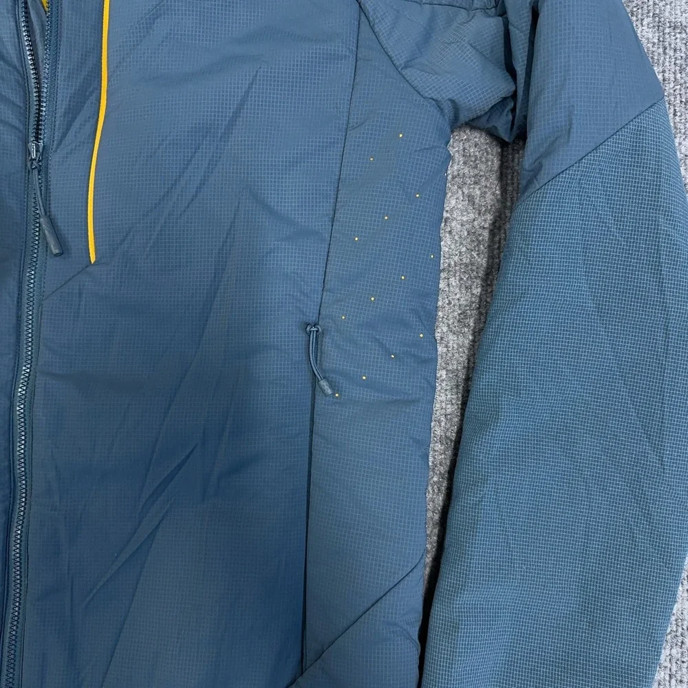 The North Face Jacket Men Small Slate Blue Gray Ventrix Ultralight Puffer Hiking